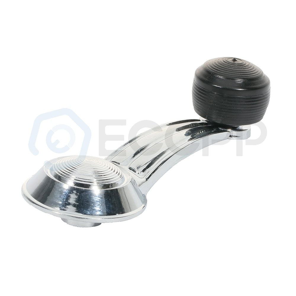 2x For 73-74 Chevrolet K30 Pickup Chrome Black LH Right Side Window Crank Handle 6B93BC-57