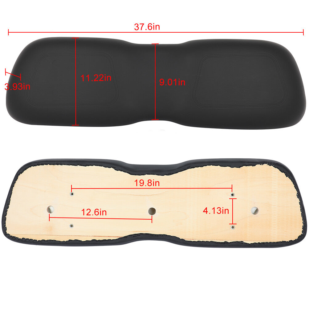 Fits Club Car DS Black Golf Cart Front Seat & Back Cushion Set 6B93BC-57