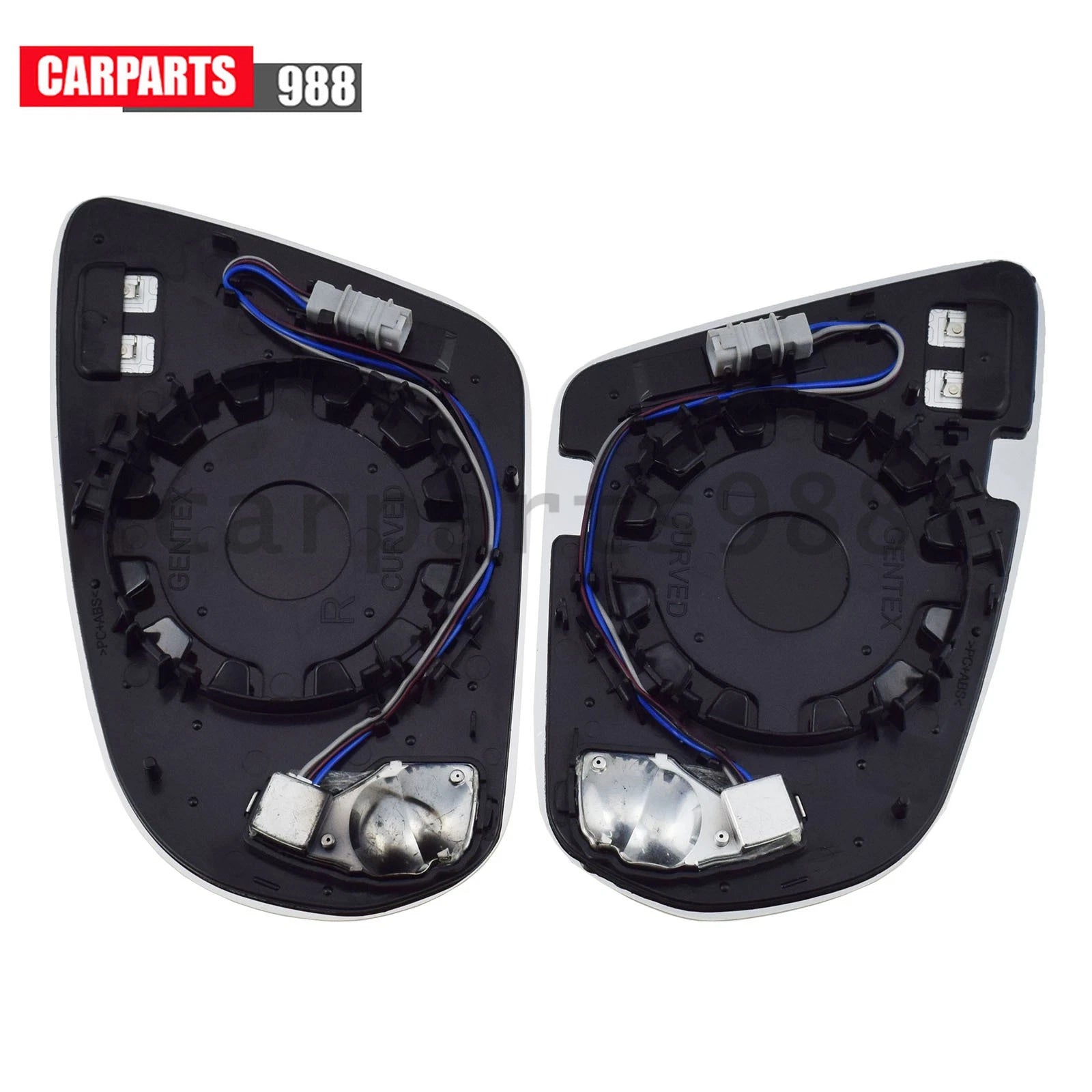 2Pcs Left Right Mirror Glass Heated w/ Blind Spot For Mercedes W205 S205 W222 6B93BC-57
