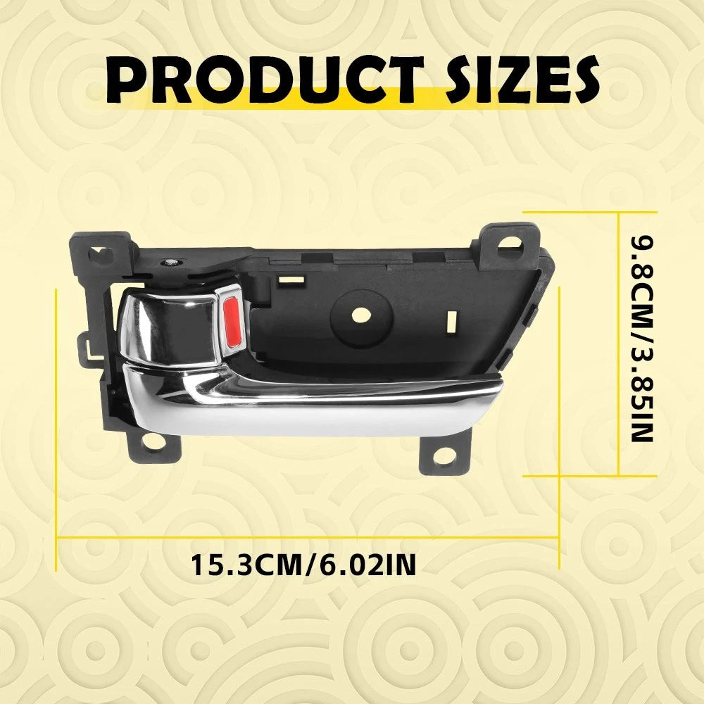 4X Inside Door Handle Right Left Passenger Driver For 2011 12-2015 Kia Sorento A 6B93BC-57