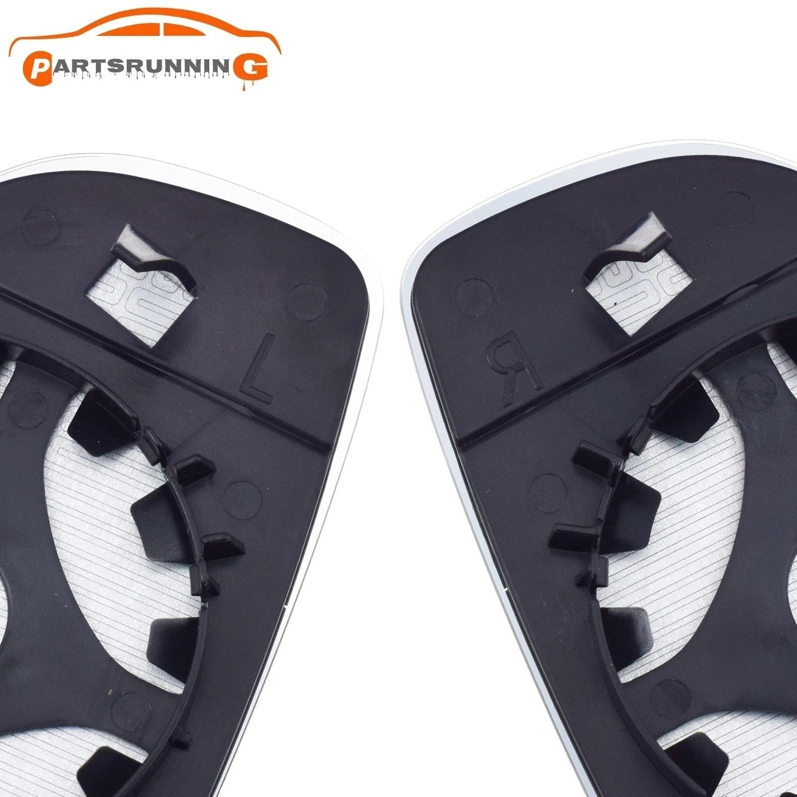 Pair Rearview Mirror Glass Heated for AUDI R8 2007-2015 TT 2006-2014 8J0857535D 6B93BC-57