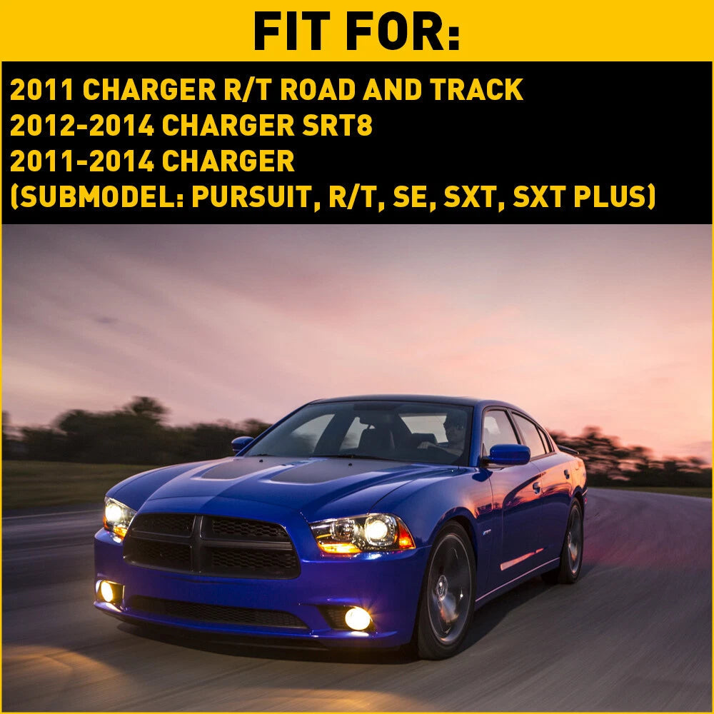 For 2011-2014 Dodge Charger Left Right Front Side Bumper Support Brackets EOA 6B93BC-57