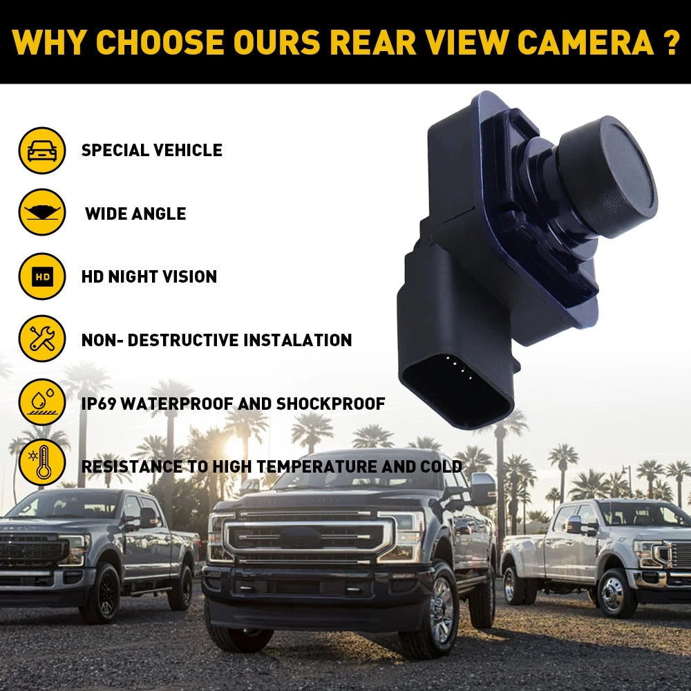 FITS 2017-22 FORD SUPER DUTY REAR VIEW BACKUP PARKING ASSIST CAMERA JC3T19G490AD 6B93BC-57