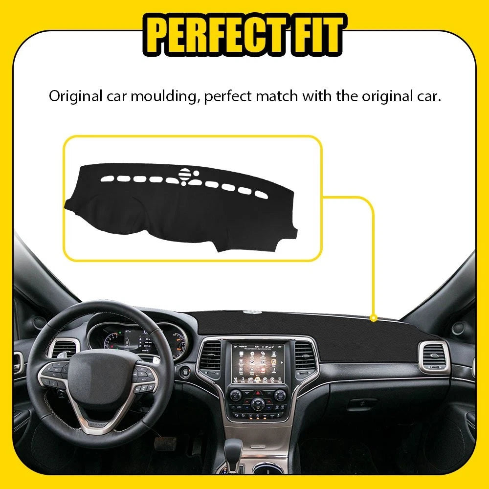 For Jeep Grand Cherokee 2011-17 Leather Car Dashboard Cover Dash Protector Mat A 6B93BC-57