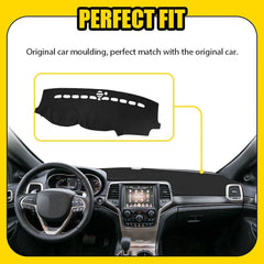 For Jeep Grand Cherokee 2011-17 Leather Car Dashboard Cover Dash Protector Mat A 6B93BC-57