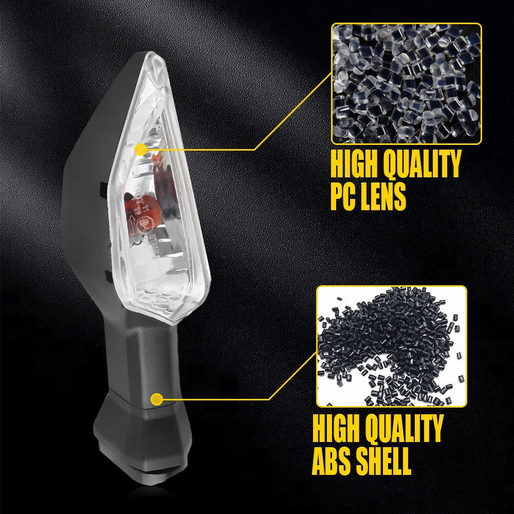 4X Motorcycle Turn Signal Blinker Light Indicator For KAWASAKI Z NINJA KLR 650 A 6B93BC-57