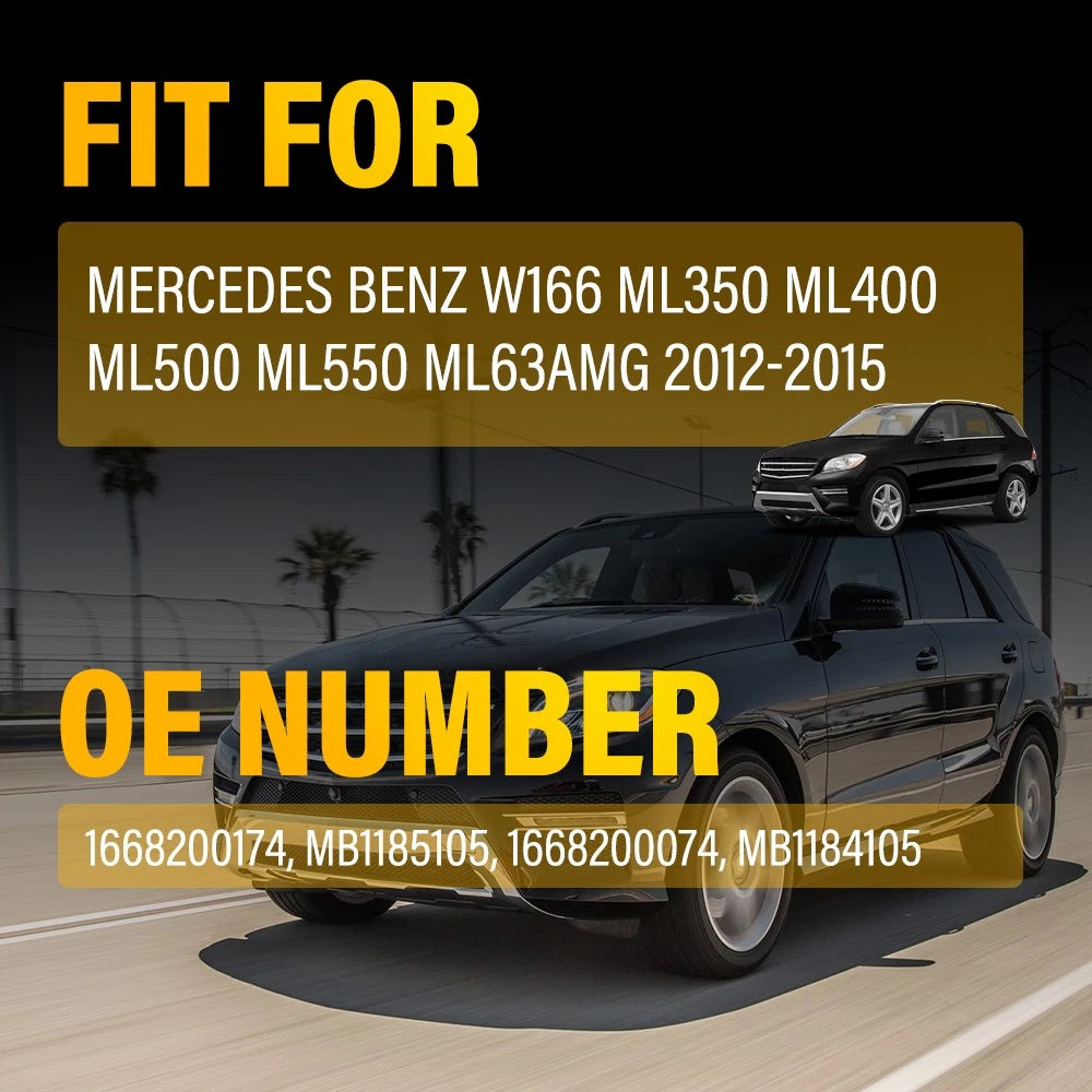 2X Rear Bumper Reflector For Mercedes Benz ML350 GLE350 GLE400 ML63 AMG 12-15 EA 6B93BC-57