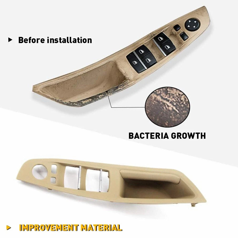 FRONT LEFT MASTER POWER WINDOW SWITCH BEZEL For 2010-2016 BMW 520i 523i 525i US 6B93BC-57