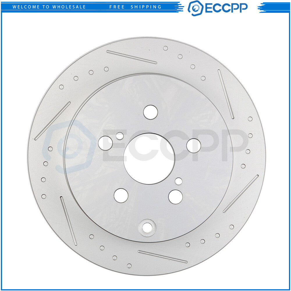 Fits Toyota Scion Tc Pontiac Vibe Front+Rear Drilled & Slotted Brake Rotors 6B93BC-57