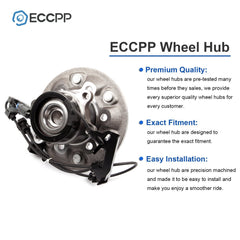 1Pc Wheel Hub Bearing Front Left RWD For Chevy Colorado GMC Canyon Z71 Off-Road 6B93BC-57