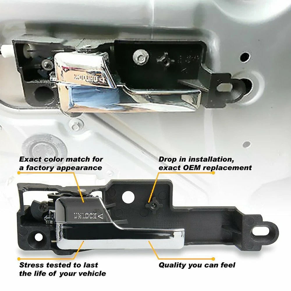 Door Handle For 06-12 FORD Fusion Milan MKZ Chrome Front Left Driver Inside EOA 6B93BC-57