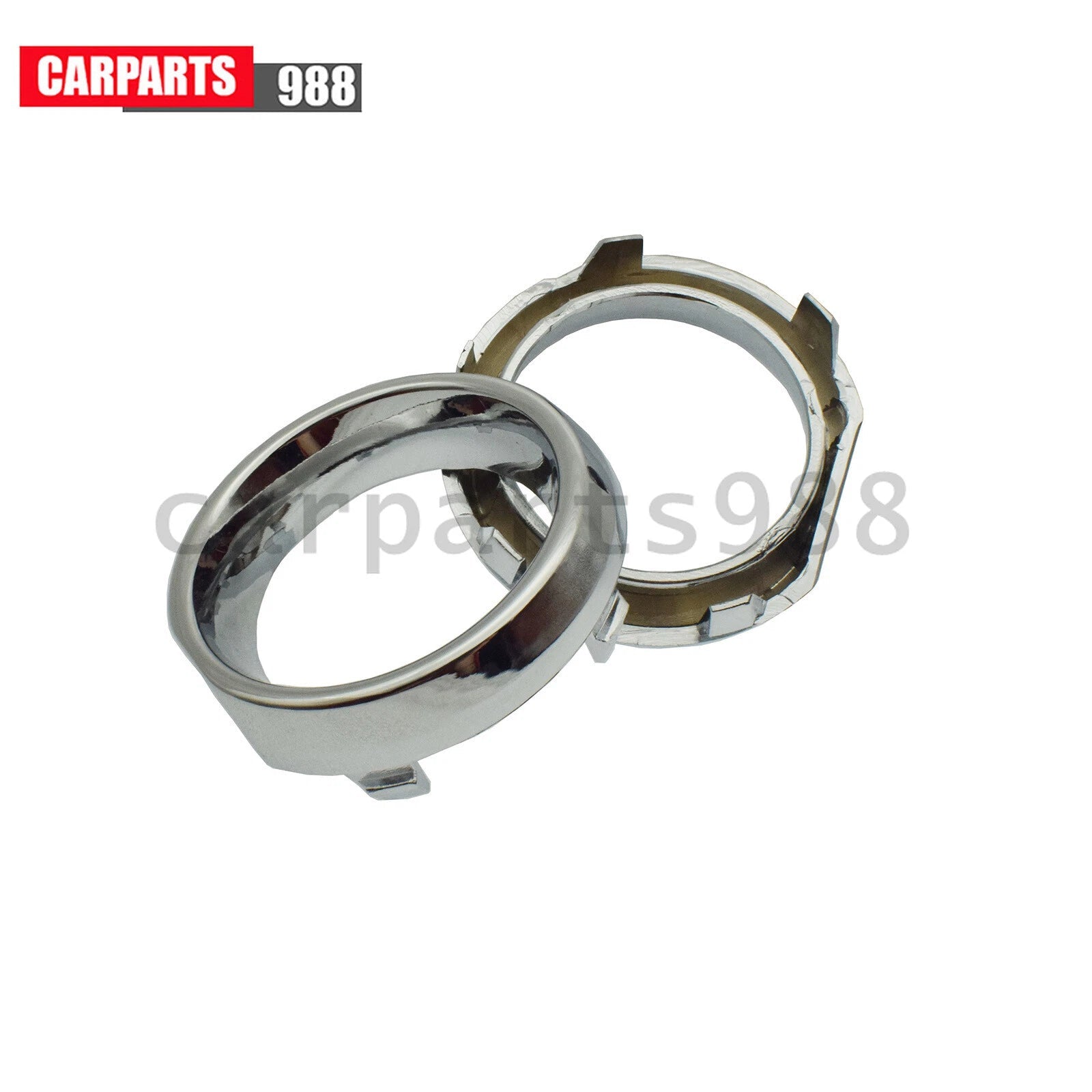 2Pcs Front Left Right Fog Light Trim Set for 2011-2016 Chrysler Town & Country 6B93BC-57