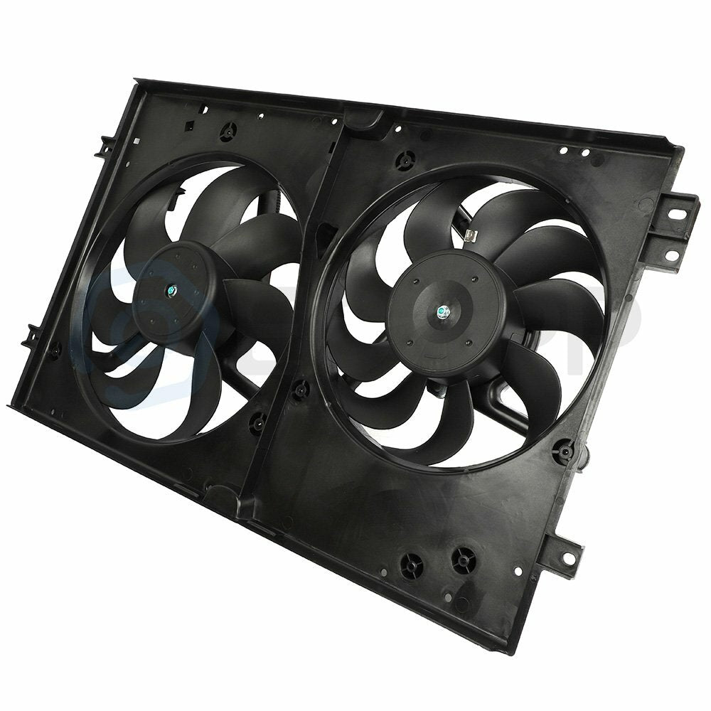 Radiator Cooling Fan Kit For 1999-2006 Volkswagen Golf 2000-2006 Audi TT Quattro 6B93BC-57