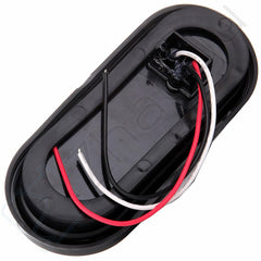 6PCS Truck Trailer Red 10 Led 6" Stop Turn Brake Grommet Mount Oval Tail Light 6B93BC-57