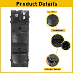 For 2013-2018 Nissan Rogue Power Window Master Control Switch Left Driver Side A 6B93BC-57