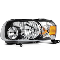 For 2007 2006 2005 Ford Escape Black Housing Headlights Assembly Left+Right Pair 6B93BC-57