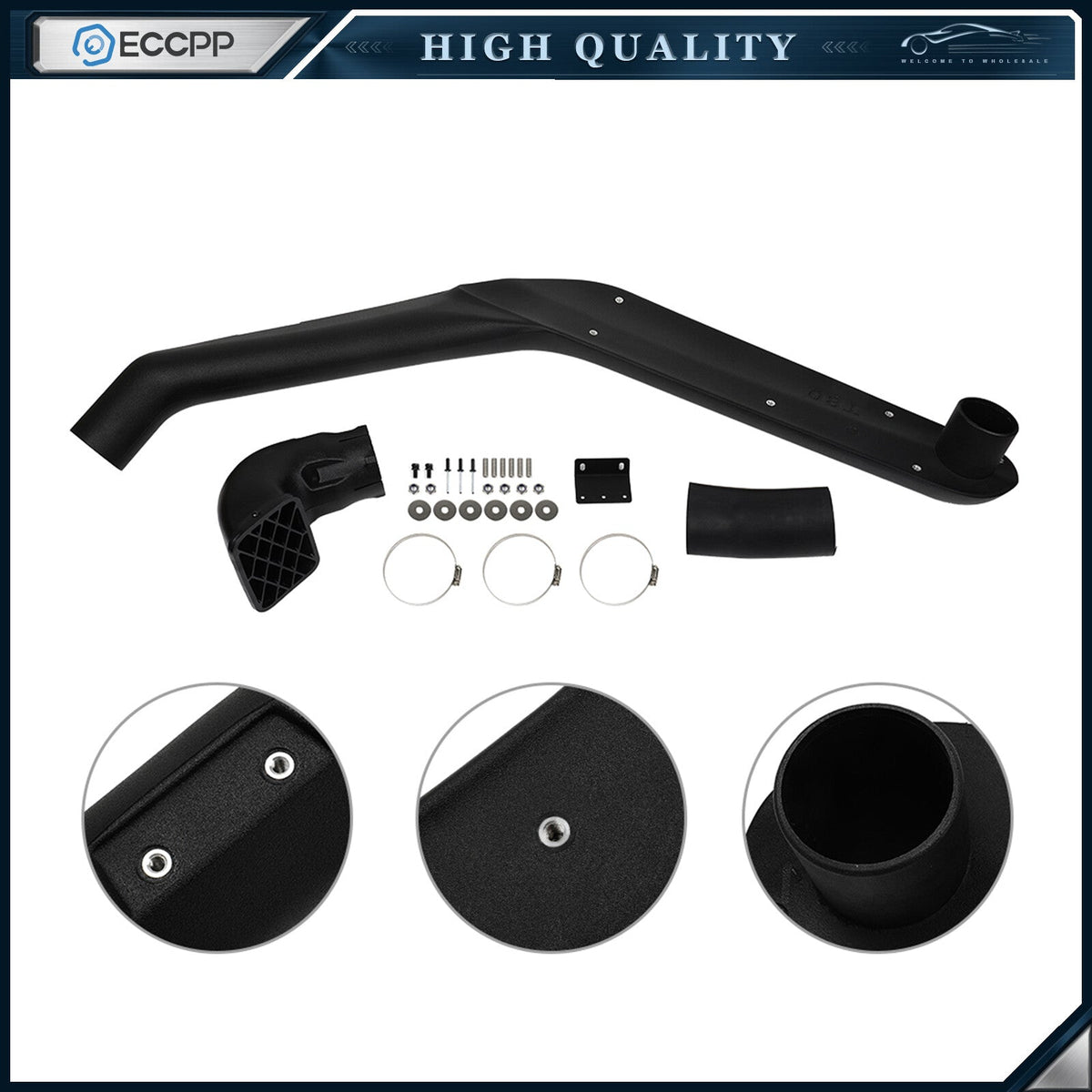 Right For 1990-1997 Toyota 80 Series LandCruiser/Lexus LX450 Intake Snorkel Kits 6B93BC-57