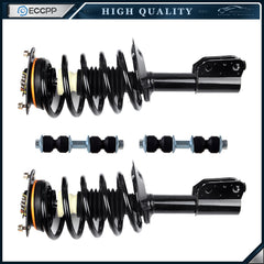 Front Strut Kit & Sway Bar For 1998 1999 2000 2001 2002 Intrigue 16-17" Wheels