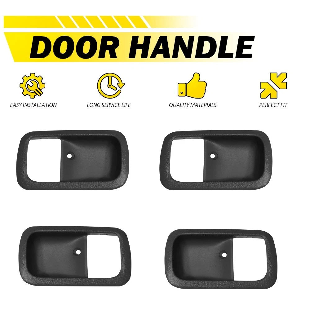 4PCS Interior Inside Door Handle Front Rear For 1993-1997 Toyota Land Cruiser EA 6B93BC-57