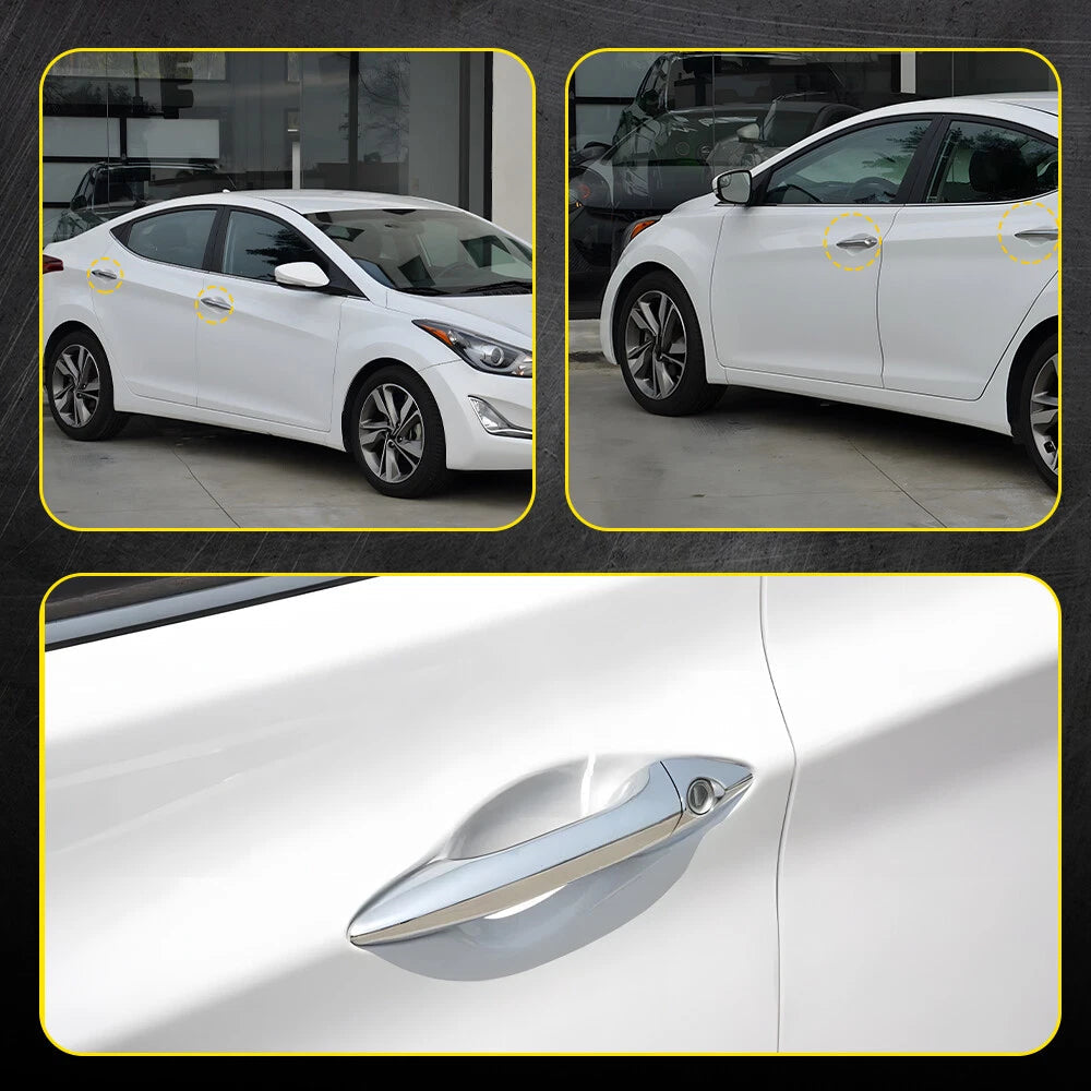 4x Outside Exterior Door Handles For 2011-2016 Hyundai Elantra Front Rear L+R EA 6B93BC-57