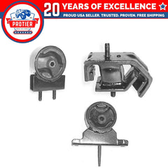 Motor & Trans Mount Set for 1995-2002 Suzuki Esteem 1.6/ 1.8L for Manual 3PCS 6B93BC-57