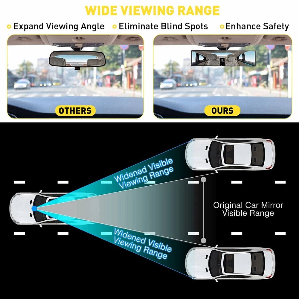 Interior Rear View Mirror For Honda Accord Civic CR-V Odyssey Fit Clear Safe 6B93BC-57