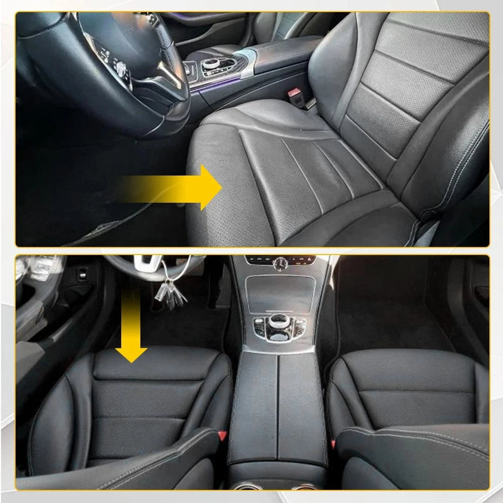 For 2015-2021 Mercedes Benz C300 C250 Driver Bottom Leather Seat Cover Black EOA 6B93BC-57
