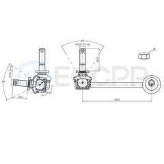 Front Wheel Bearing Tie Rods Sway Bars Link Fits 2003 - 2009 4Runner FJ Cruiser KOEEP