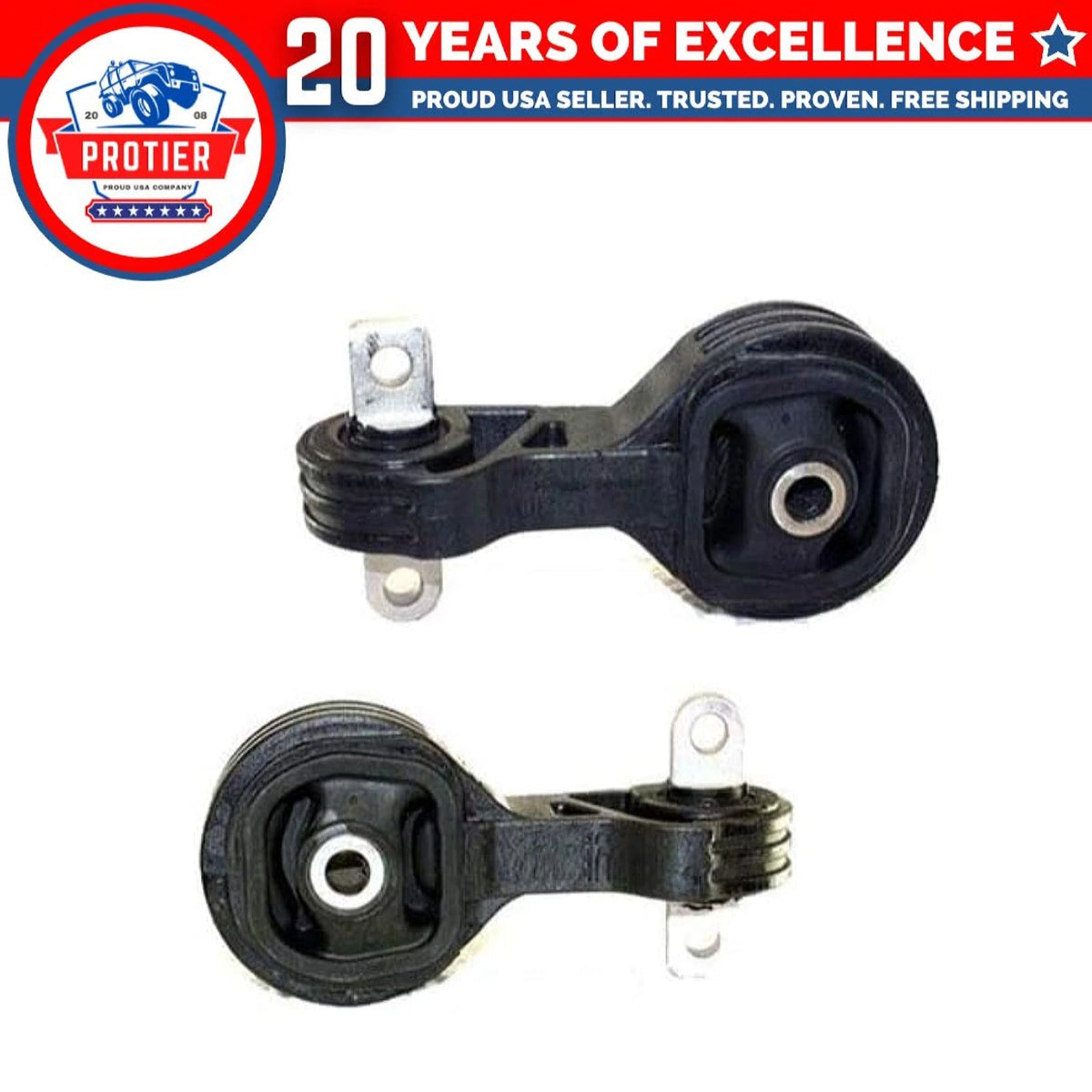Fits 2007-2011 Honda CR-V 2.4L Torque Strut Front Lower & Upper Mount Set 2PCS 6B93BC-57