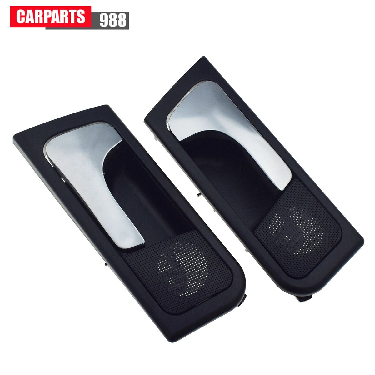 Pair Inner Door Handle Chrome with Black Trim For Suzuki Forenza Optra 2004-2008 6B93BC-57