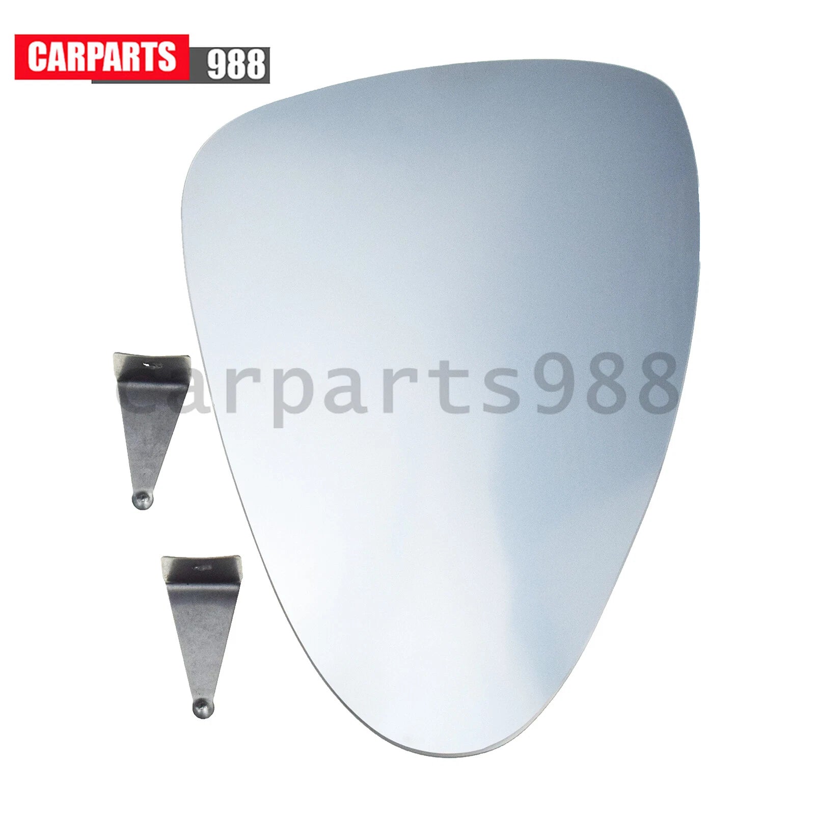 Right Heated Mirror Glass with Plate for Porsche Panamera 2010-2016 97073103809 6B93BC-57