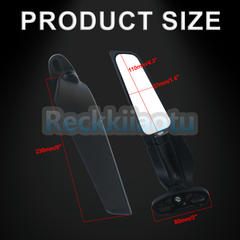 For Kawasaki NINJA ZX6R ZX12R ZX14 ZX14R Rear view Wind Wing Mirrors Adjustable