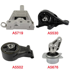4pcs Engine Motor Mount & Transmission Mount For 2014-2017 Buick Regal 2.0L FWD 6B93BC-57