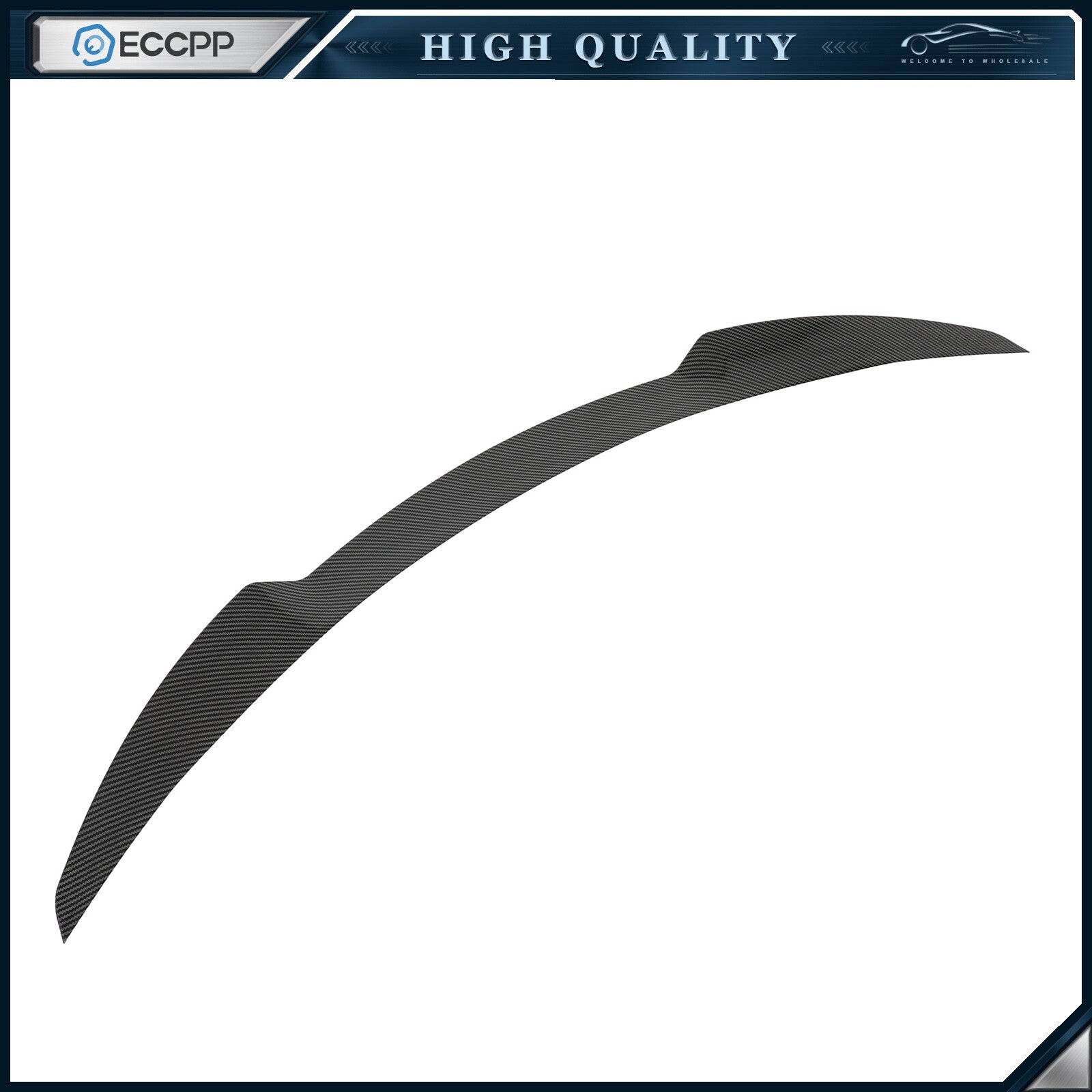 Glossy Look Fits 2017-2022 Infiniti Q60 Rear Spoiler 6B93BC-57