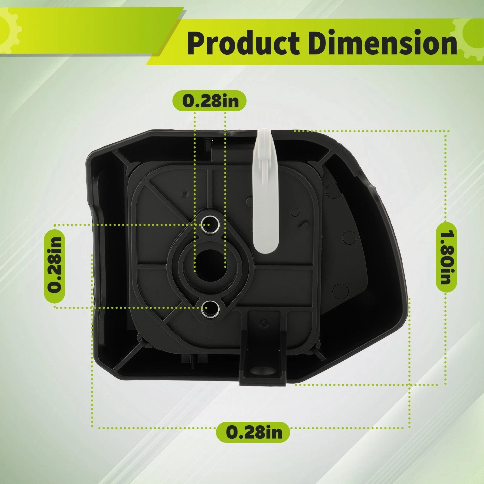 Air Filter & Cover For Ryobi RY253SSVNM RY25CSEMCVNM RY254BCVNM 25cc Trimmer 6B93BC-57