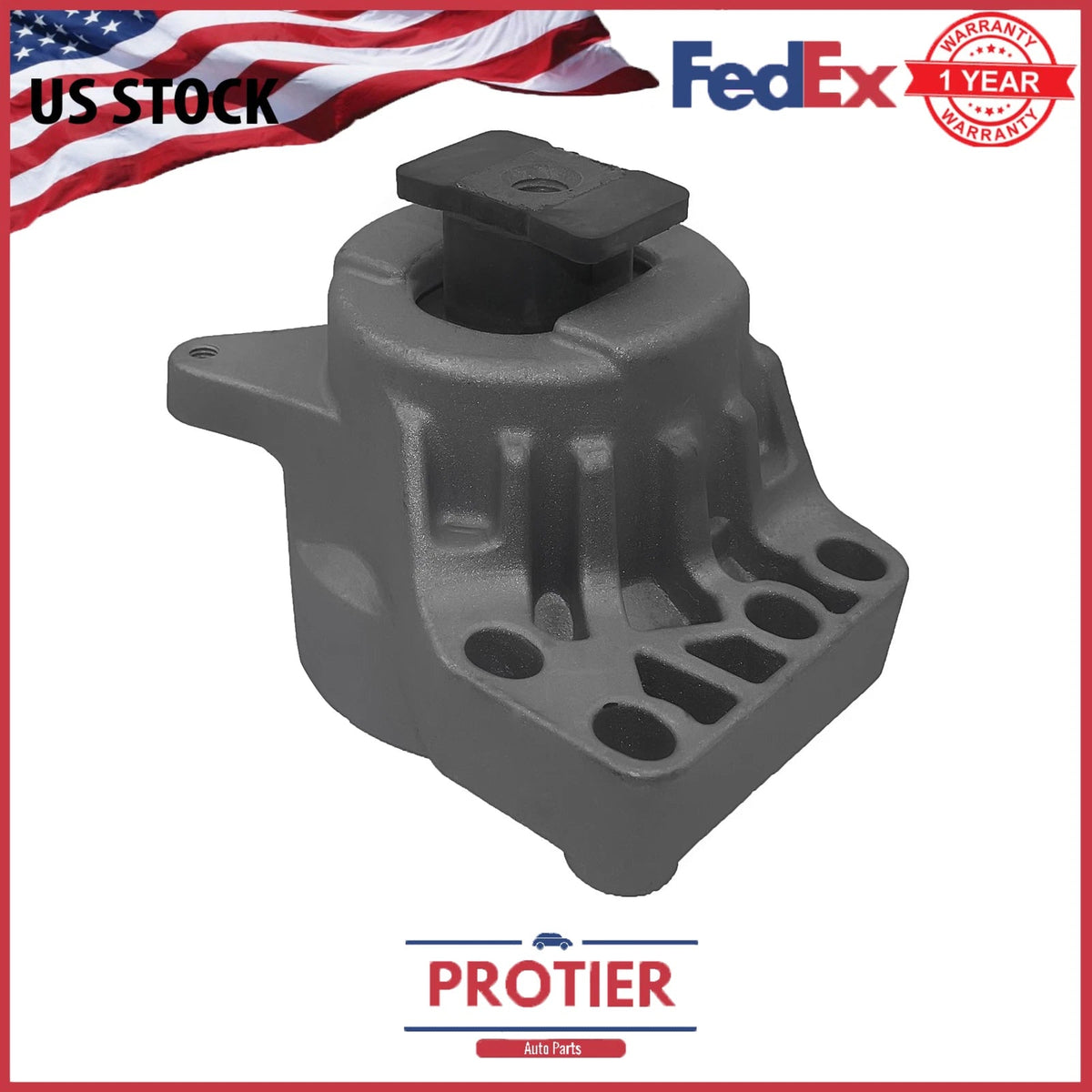 Right Passenger Side Engine Motor Mount for 2012-2014 Ford Edge L4 2.0L 3266 6B93BC-57