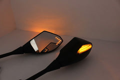 Black LED turn signal mirrors For Honda CBR600RR CBR1000RR CBR500R CBR300R