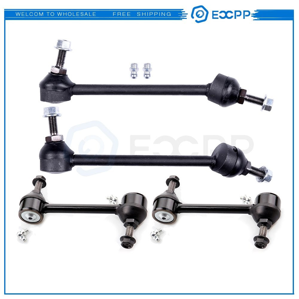4pcs Front & Rear Sway Bar Links Kit For 2003-2005 Ford Thundredbird Lincoln LS KOEEP