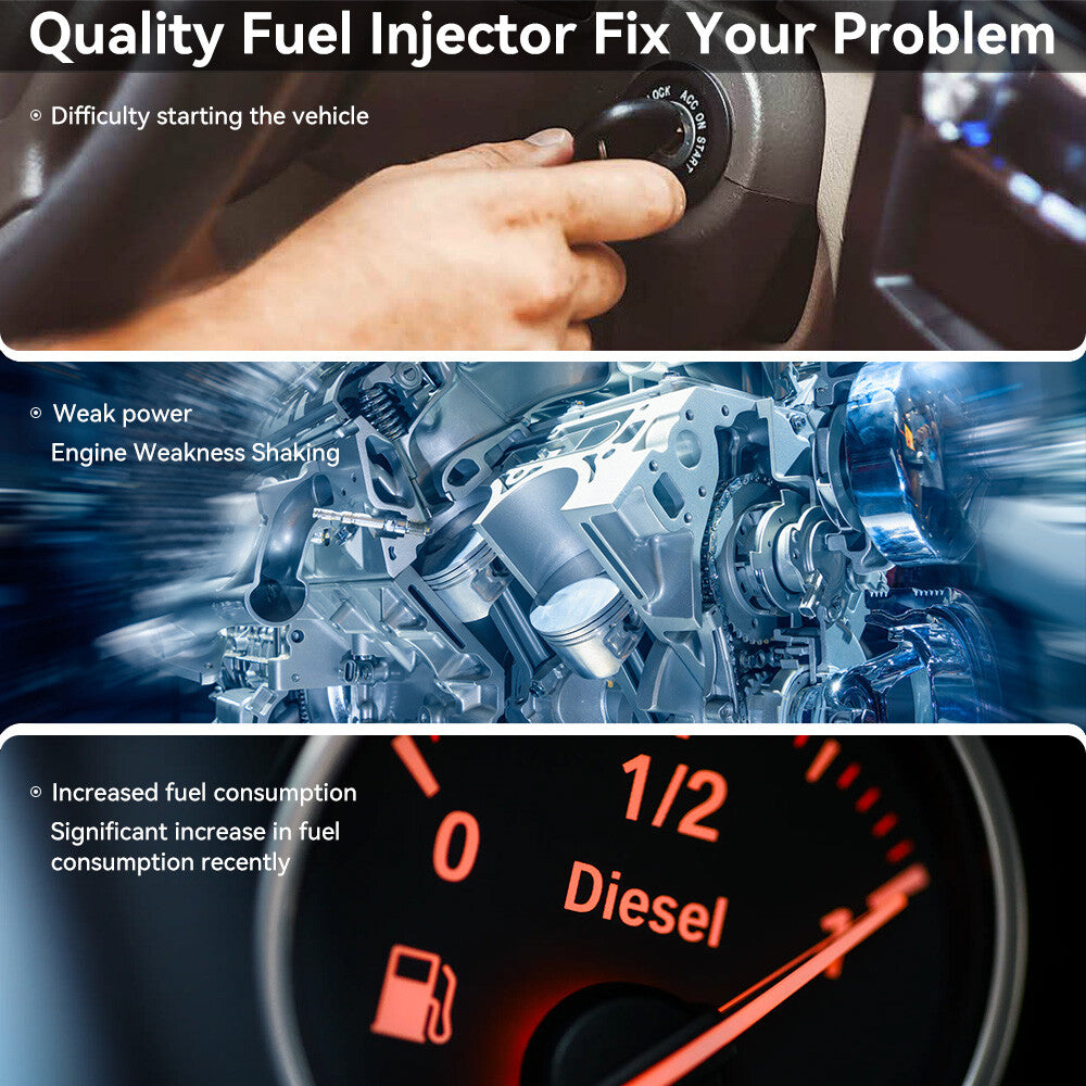 6Pcs Fuel Injectors For Mercedes-Benz E550 SLK55 AMG CLS63 AMG ML63 AMG SL550 6B93BC-57