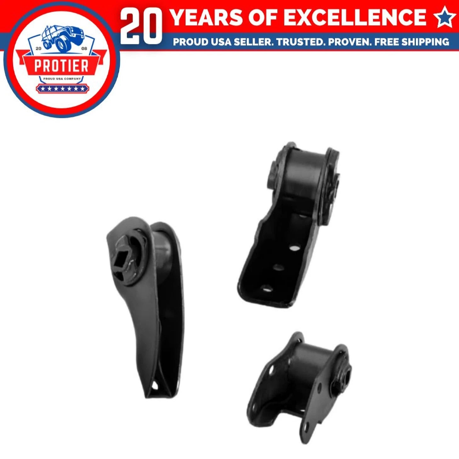 Engine Mounts Fits 3pcs For CHRYSLER DODGE PASSENGER CAR V8 5.9 1979-75 6B93BC-57
