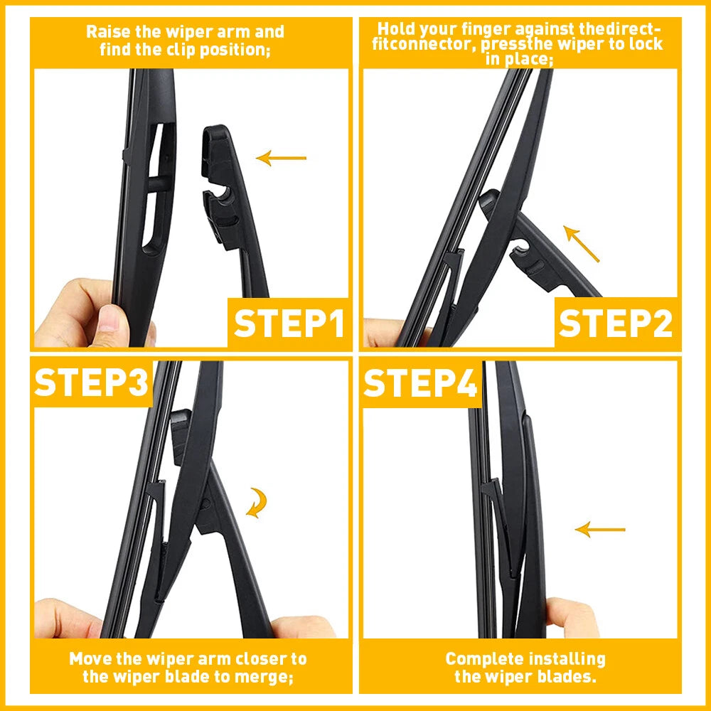 Rear Wiper Arm and Blade for 2007-2020 ACURA MDX Back Window Windshield Wiper EA 6B93BC-57