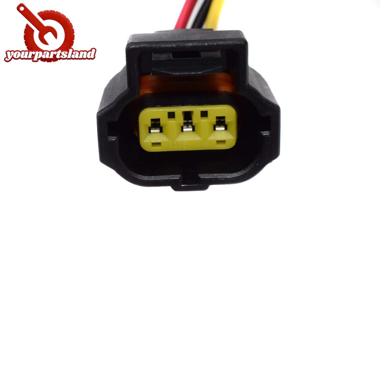 For Ford 6G Alternator Connector Plug 3 Wire Pigtail Plug Harness 2PCS WPT118 6B93BC-57