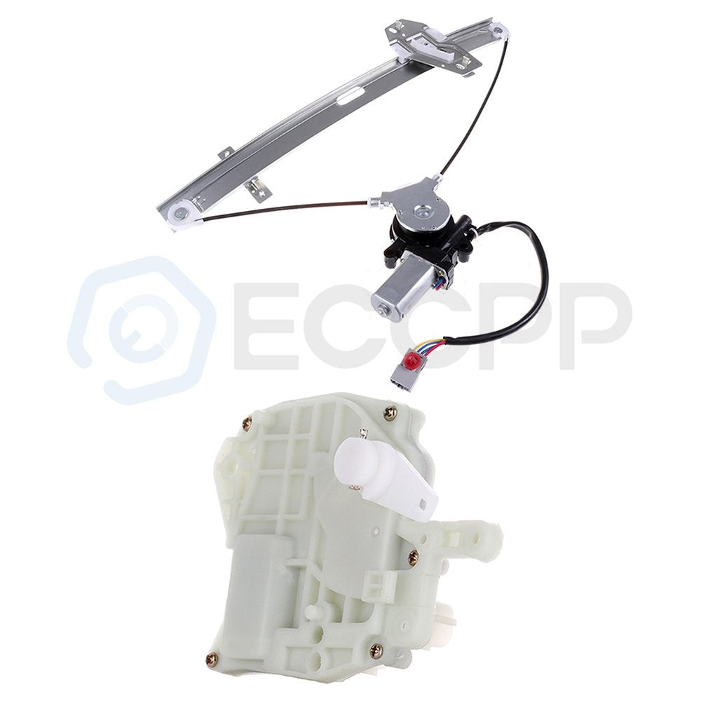 98-02 Window Regulator+Door Lock Actuator For Honda Accord 2.3L 3.0L Front Left 6B93BC-57