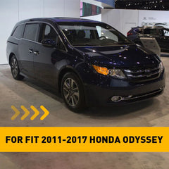 2x For 2011-2017 Honda Odyssey Leather Front Door Panels Armrest Cover Dark Gray 6B93BC-57