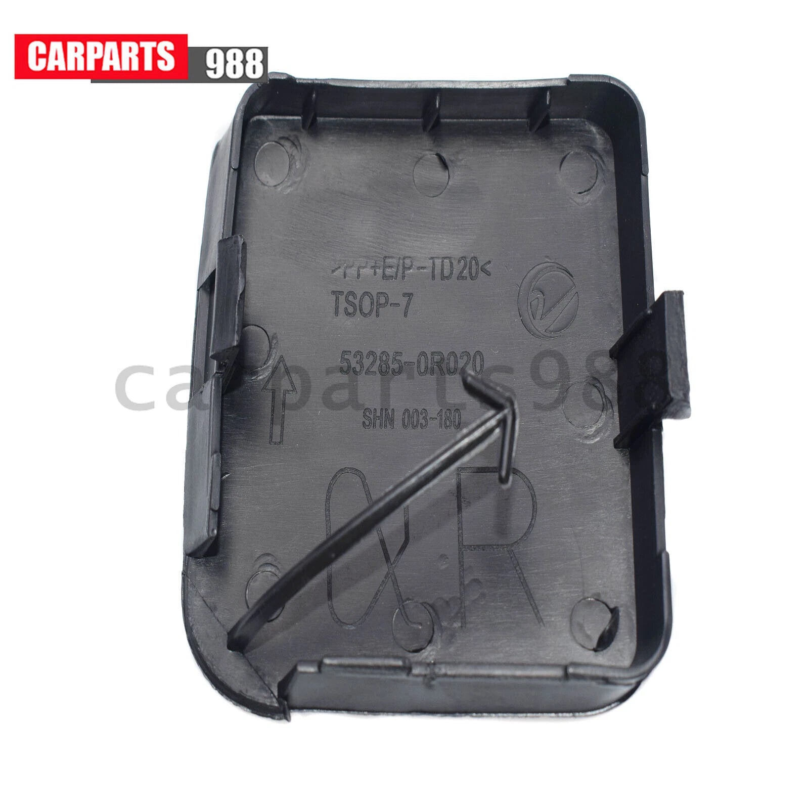 2Pcs Left Right Front Bumper Tow Hook Cover Caps for Toyota RAV4 2009 2010-2012 6B93BC-57