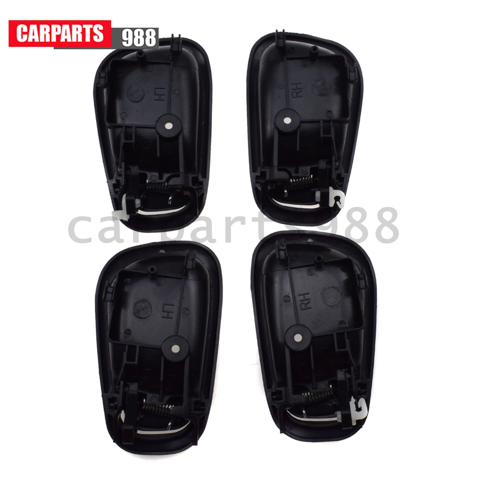 8Pcs Outer & Inner Door Handle Black For 1998-02 Toyota Corolla Prizm 6921002040 6B93BC-57
