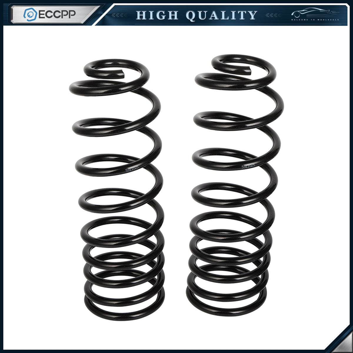 2x Rear Left & Right Coil Spring for Chevrolet Camaro 1982-2002 Pontiac Firebird KOEEP