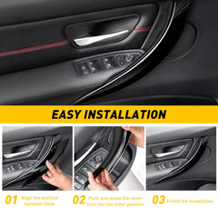 Inner Door Handle Inside Cover Protect For BMW 3 Series F30 F35 Accessories US 6B93BC-57