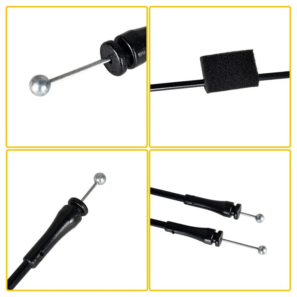 Rear Cargo Right Door Latch Release Cables for 1992-2014 Ford E150 E250 E350 Van 6B93BC-57
