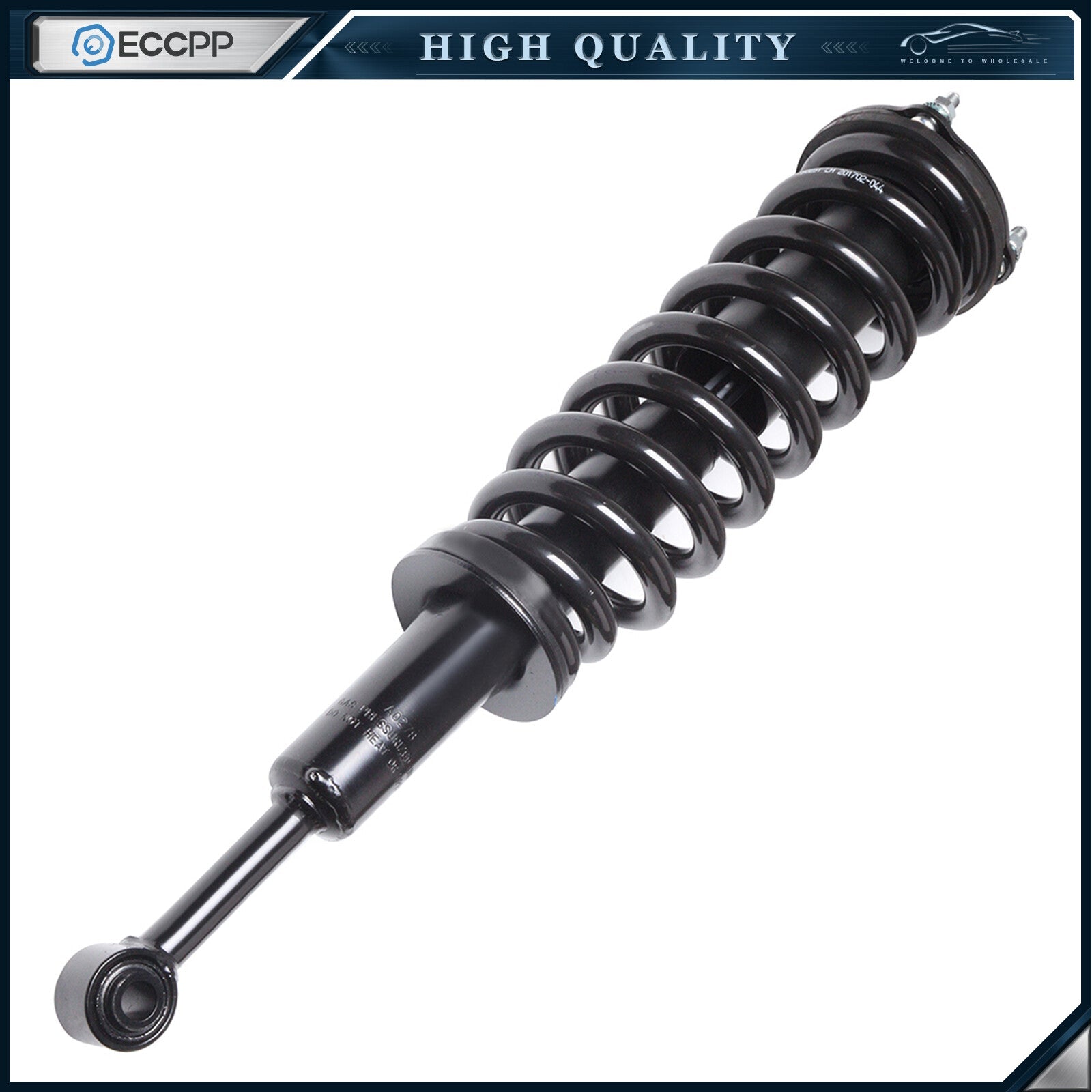 Fits 2007-2014 Toyota Tundra 2x Quick Complete Front Strut Coil Spring w/ Mounts 6B93BC-57